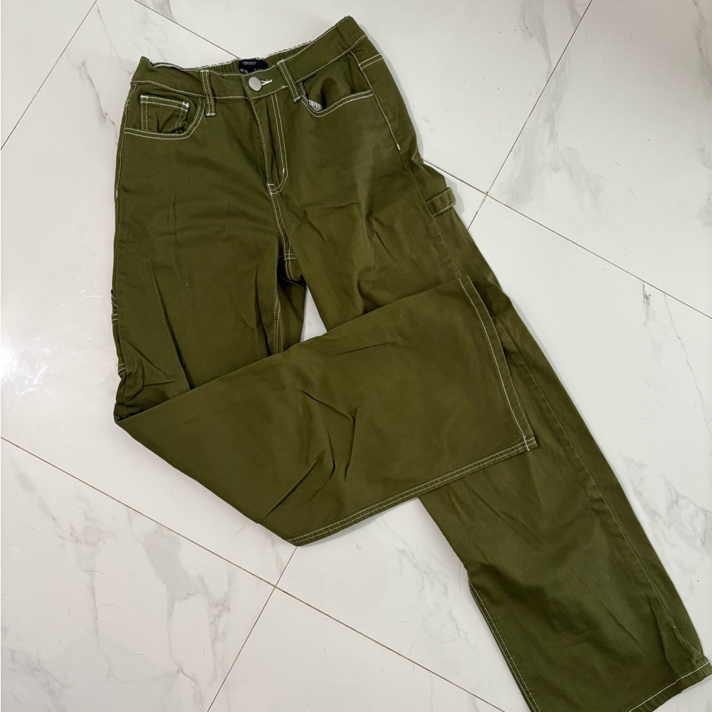 Forever 21 Olive Green Women's Cargo Pants